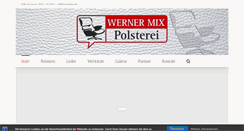 Desktop Screenshot of mix-polsterei.de