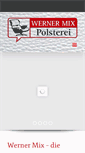 Mobile Screenshot of mix-polsterei.de